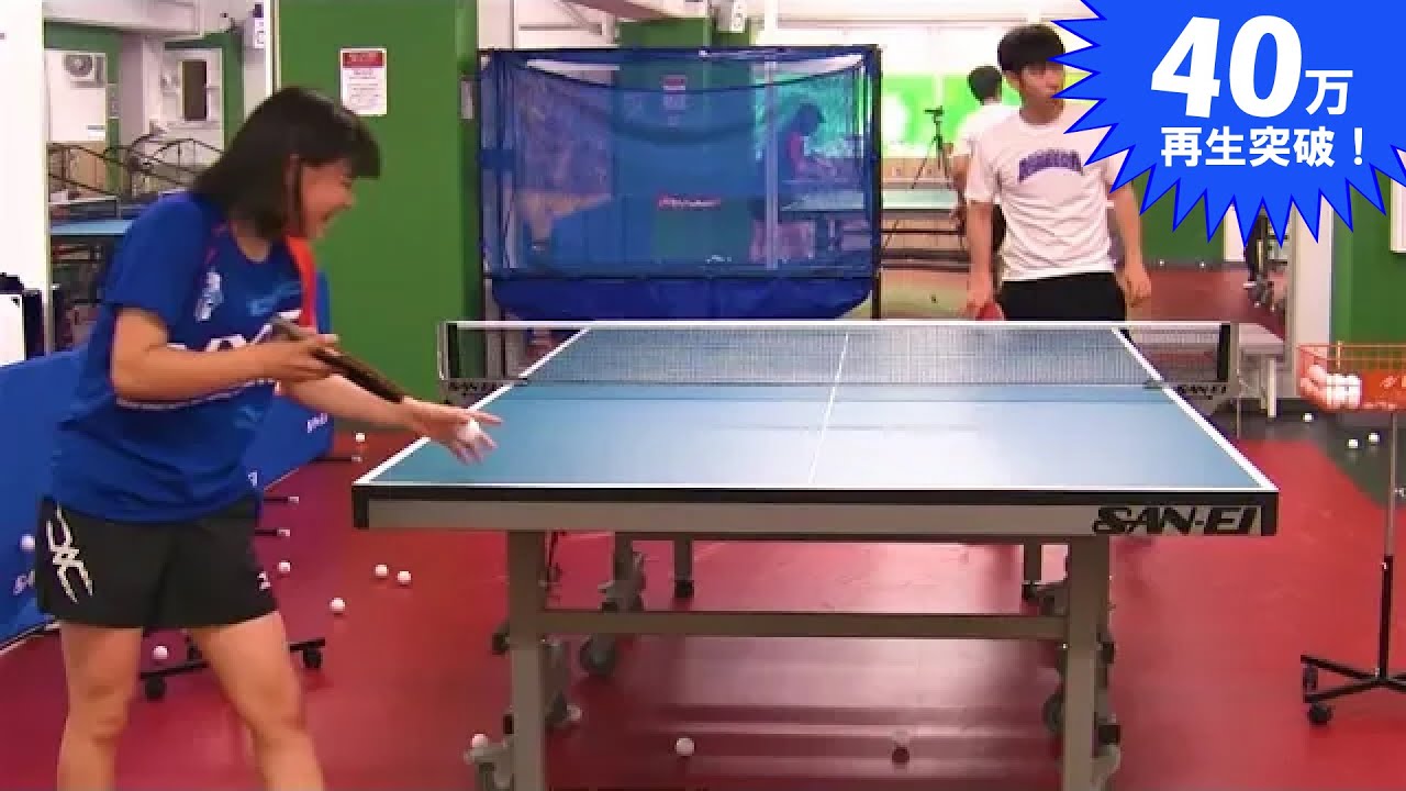 【激強女子ペン表】まりるさんVSぐっちぃ【卓球知恵袋】Table Tennis pen