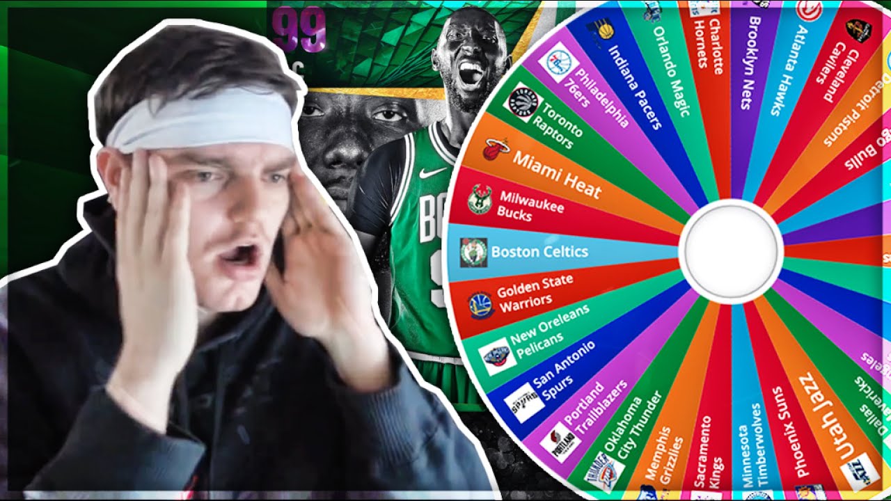 SPIN THE WHEEL OF NBA TEAMS IN NBA 2K21 MyTEAM!! WE FACED ANOTHER YOUTUBER!!