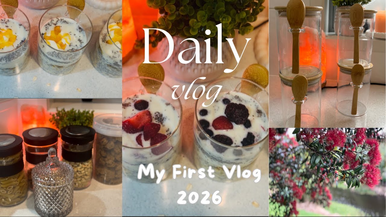 First Vlog 2026🧡 ✨ | Unboxing | Overnight Oats Recipe🍯 |Silent & Cozy Vlog 🌿|Healthy Breakfast |