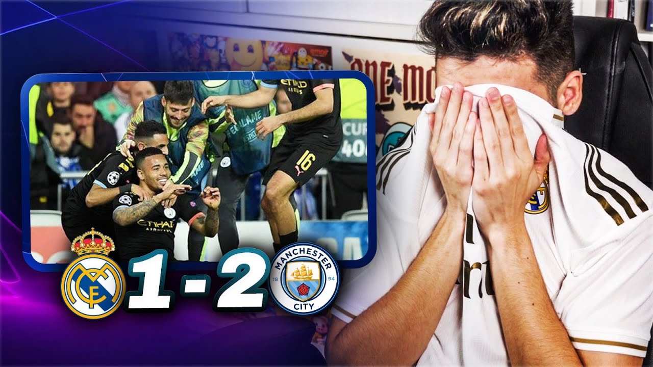 REACCIONES DE UN HINCHA Real Madrid vs Manchester City 1-2 *CASI ELIMINADOS*