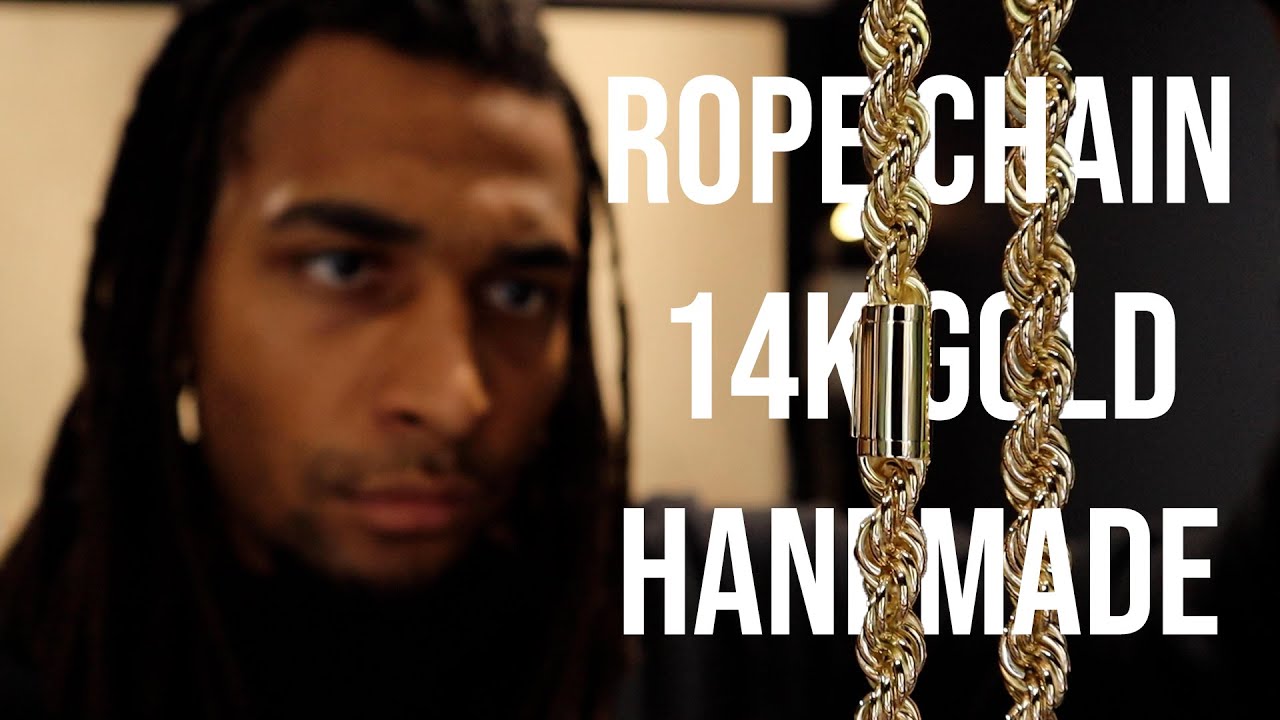 MAKING A 14K GOLD ROPE CHAIN (HANDMADE!)