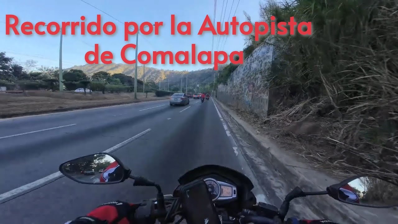 Recorrido en moto por La Autopista de Comalapa 