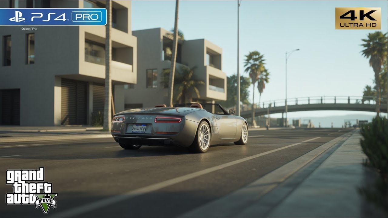 (PS4)Pro Roadtrip from Magellan avenue to Ron alternatives wind farm in GTA 5