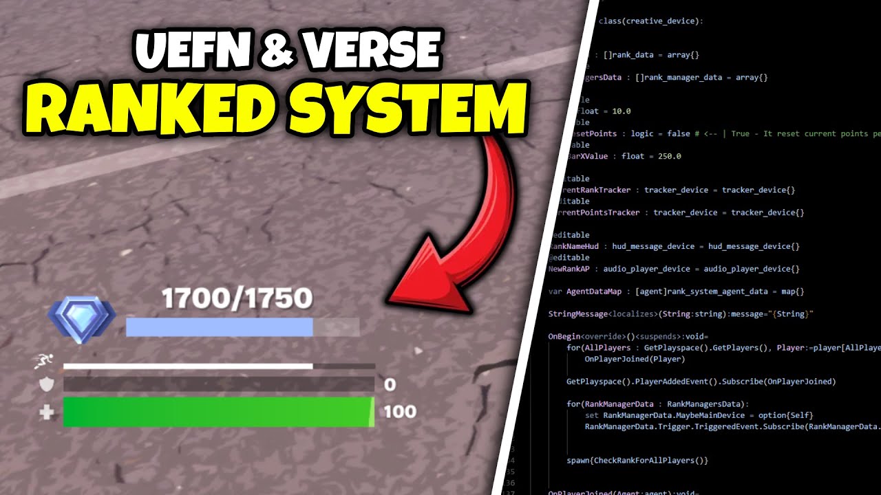 How To Make Ranked System In UEFN & Verse