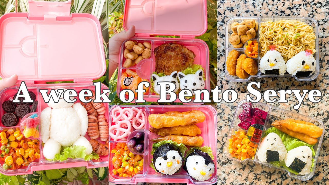 A week of Bento Lunch Box for Mia #Baonserye🍒🍱+ Bento Tools Haul🛍 | Michelle Monterubio