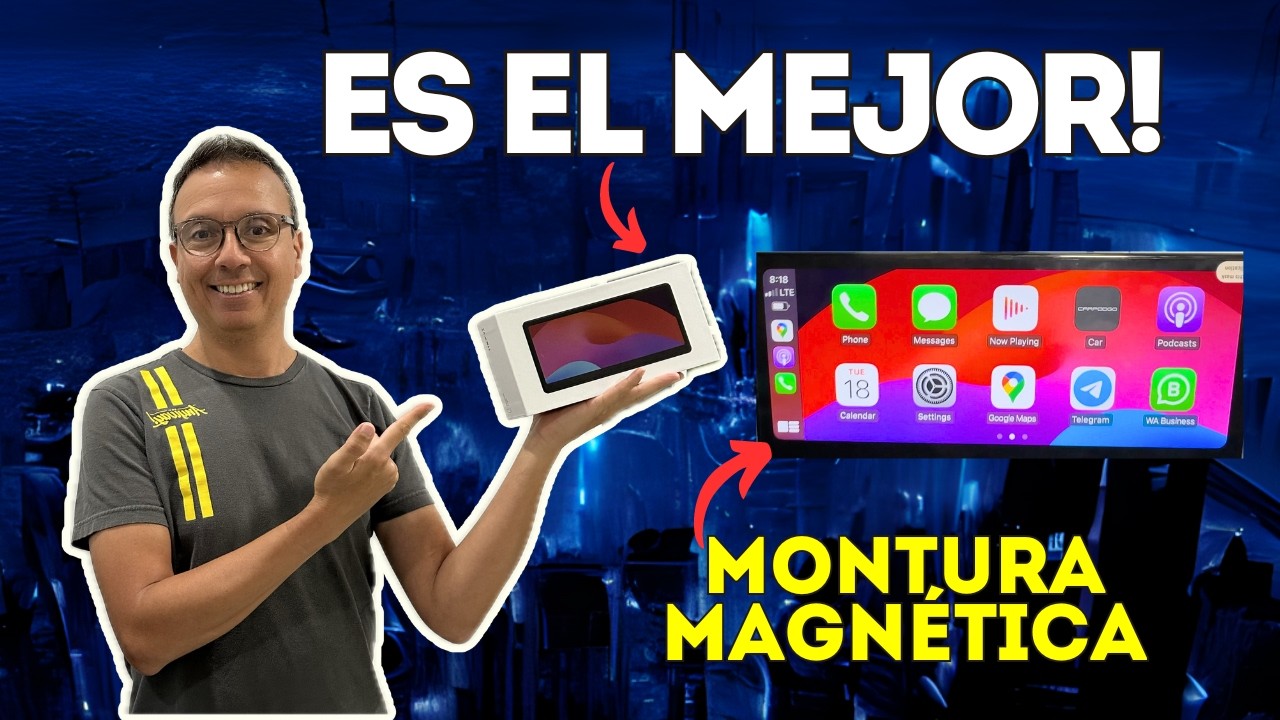 Instala CARPLAY o ANDROID AUTO en tu COCHE VIEJO sin cambiar la radio: CarpodGo 60fps Carplay