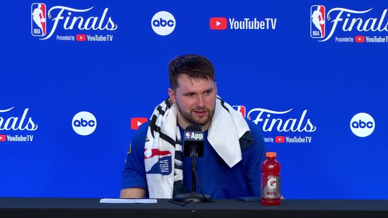 Dallas Mavericks' Luka Doncic Postgame Interview After NBA Finals Loss Against Boston Celtics