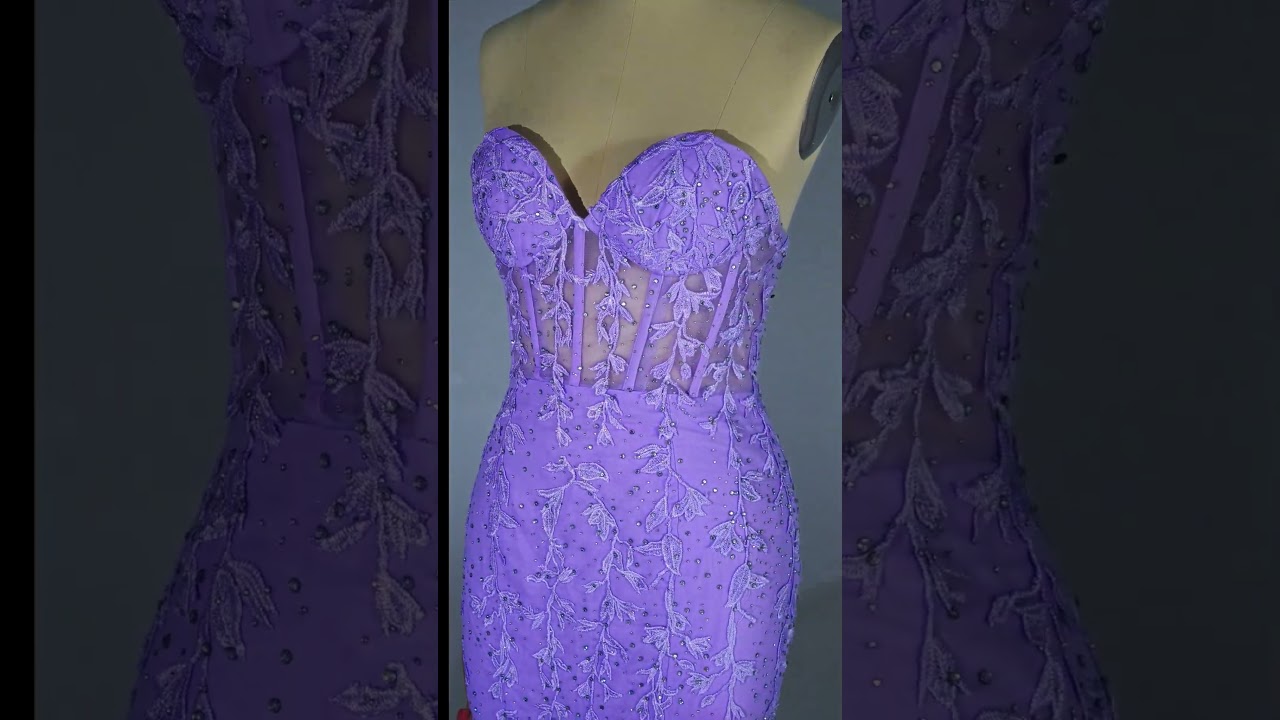 Lilac magic loading&hellip; Double tap if this is the color you'd wear to prom 💫💜 #dress#promdress