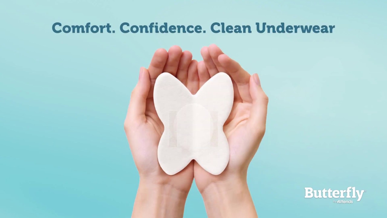 Butterfly by Attends - Feel clean, comfortable and confident again with Butterfly!