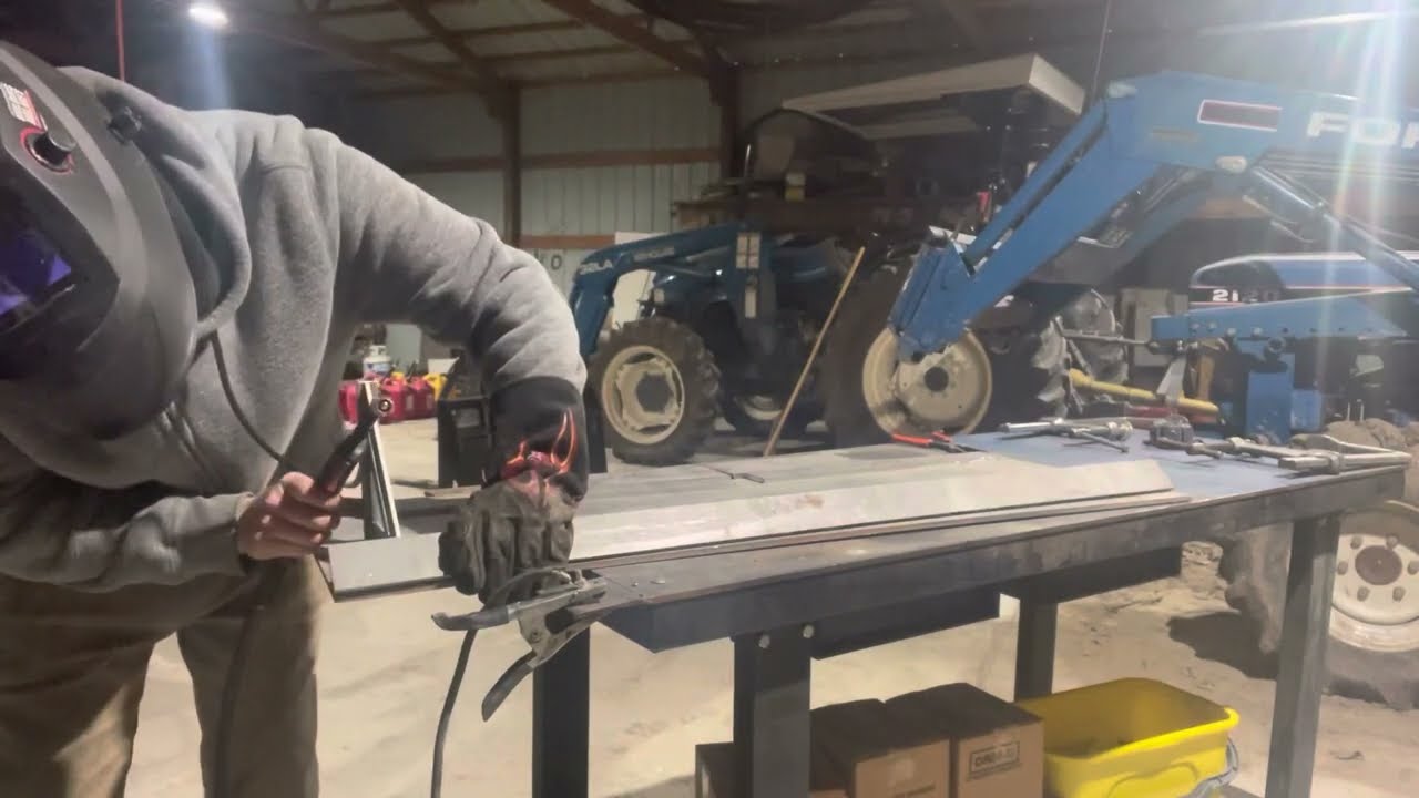 How to make a 3/8” weld on quick attach plate