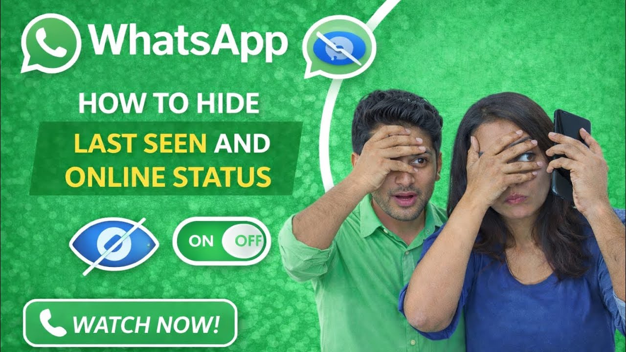 How to hide last seen and online status