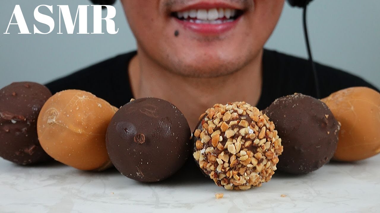 ASMR | Drumsticks Ice Cream Cone Party | Crunchy Eating Sounds