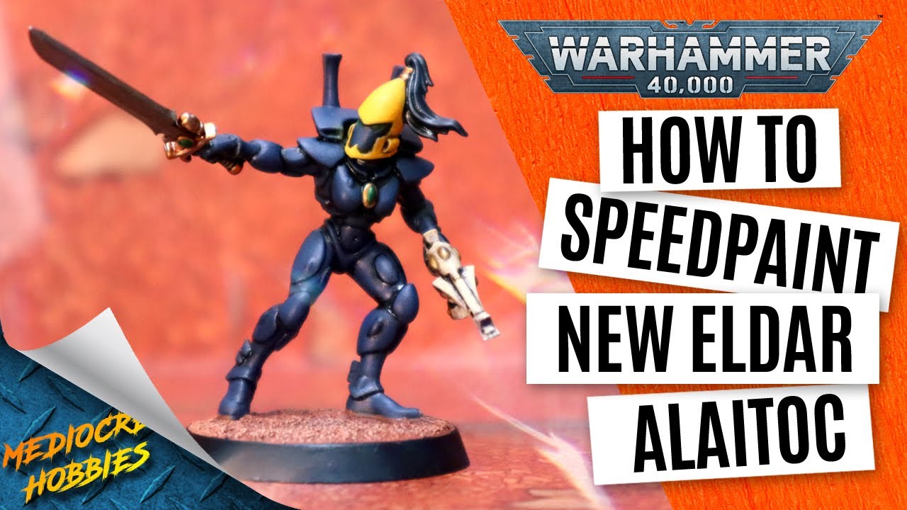 How to Speed Paint Eldar Alaitoc Storm Guardian for Warhammer 40k (Craftworlds Series Part 5!)
