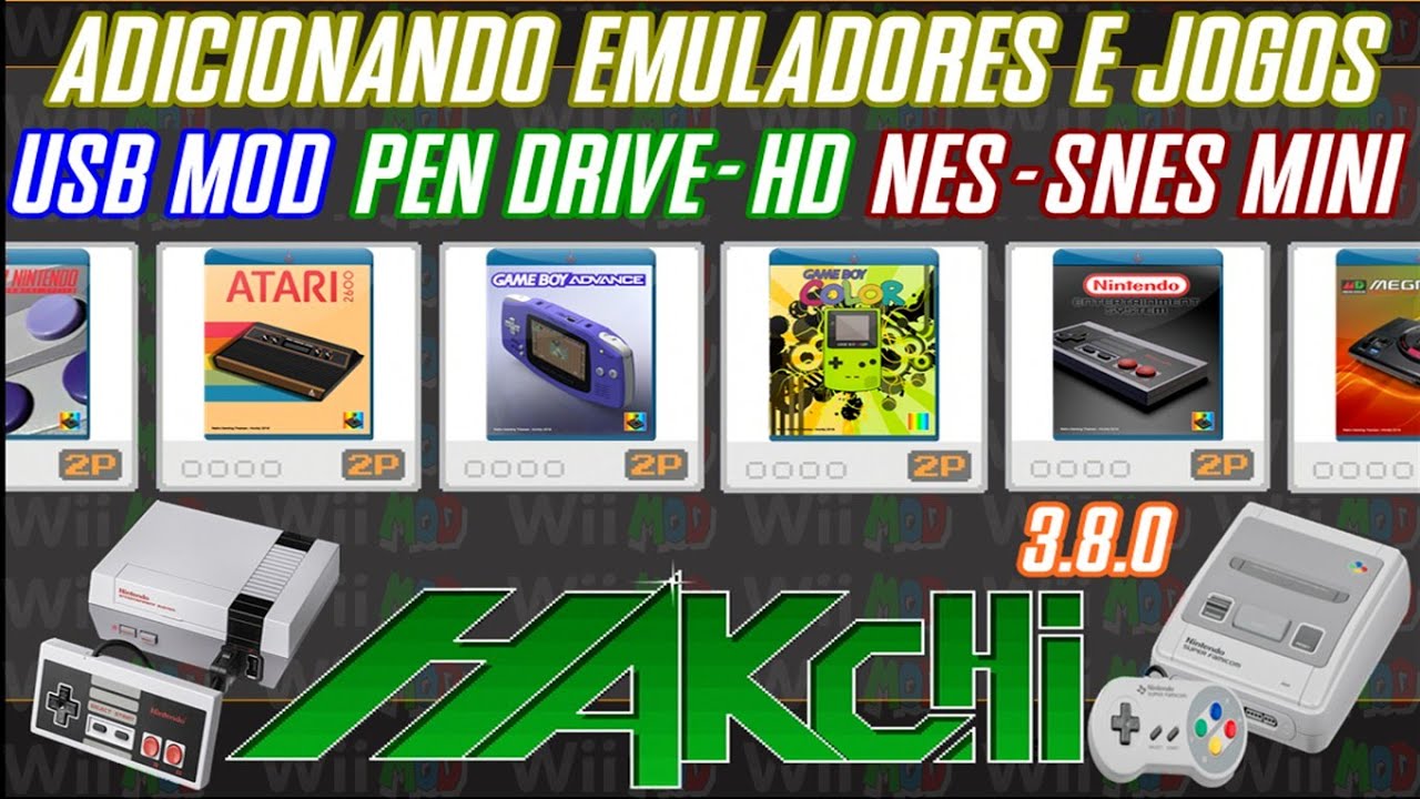 (97) USB Mod NES, SNES e Mega Drive Mini - Como adicionar jogos