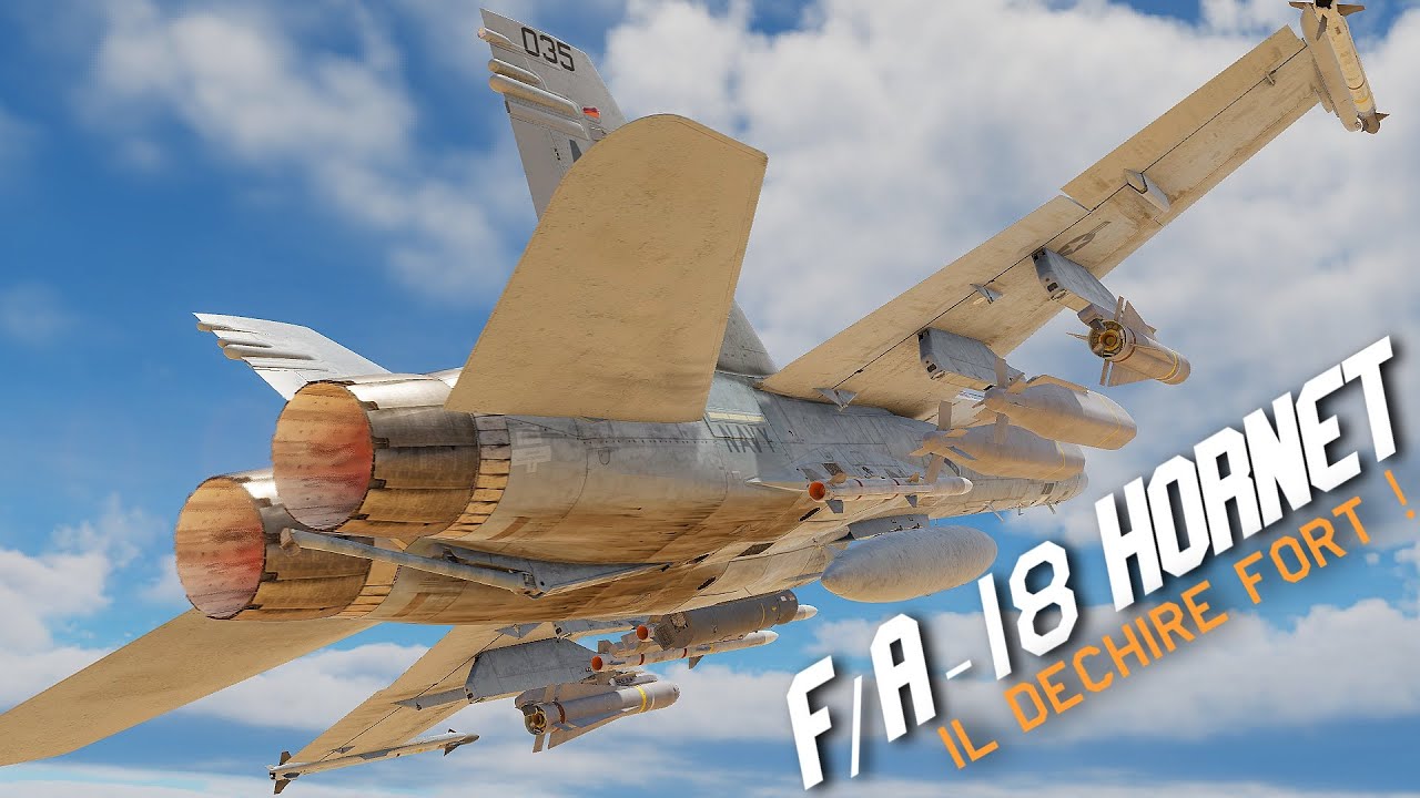 Le F/A-18 est HYPER EFFICACE à l'instar du A-10C !