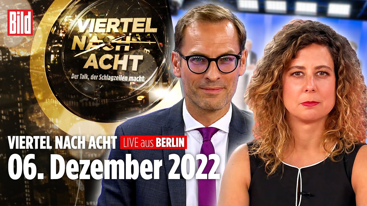 🔴 Viertel nach Acht &ndash; 06. Dezember 2022 | u.a. mit Jessica Hamed, Jan Sch&auml;fer und Tobias Bauschke