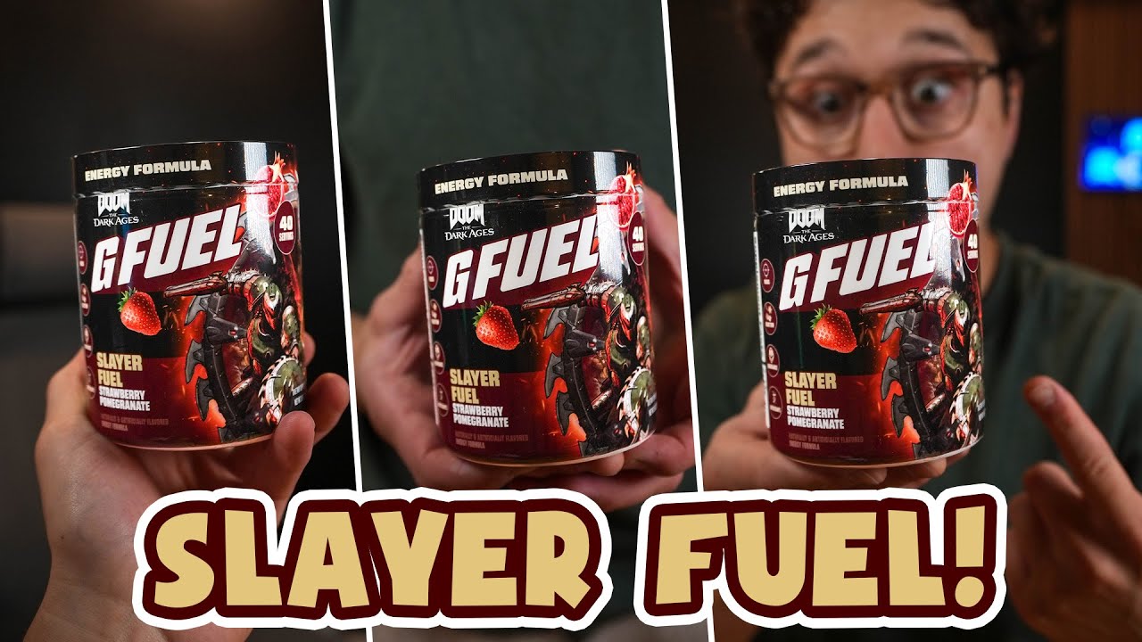 Обзор вкуса Slayer Fuel GFUEL! &mdash; Вдохновлено Doom: The Dark Ages!
