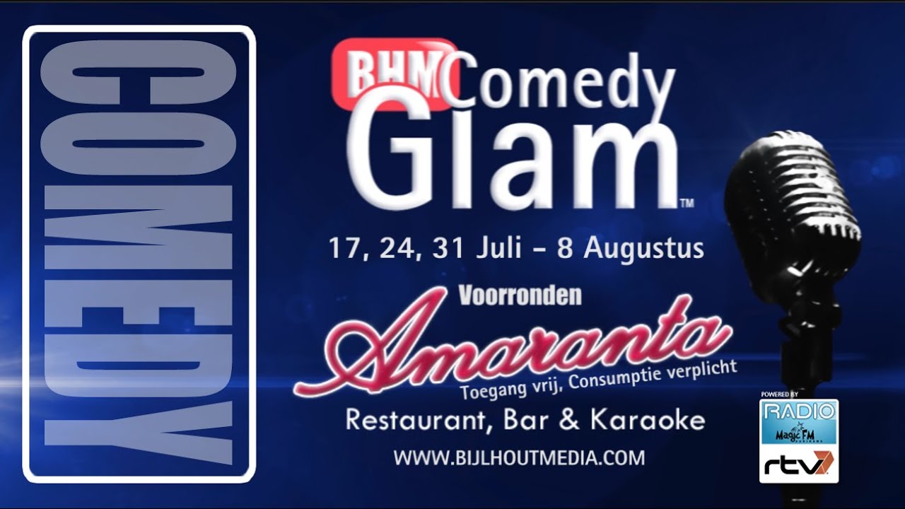 Comedy, Comedy Glam&trade; Voorronden