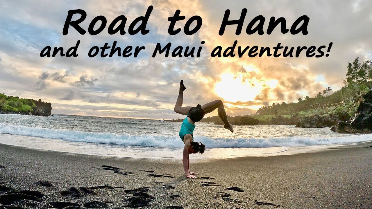 Road to Hana & Maui adventures! Wai'anapanapa Black Sand Beach, Pipiwai Trail, Kaanapali Beach, etc.