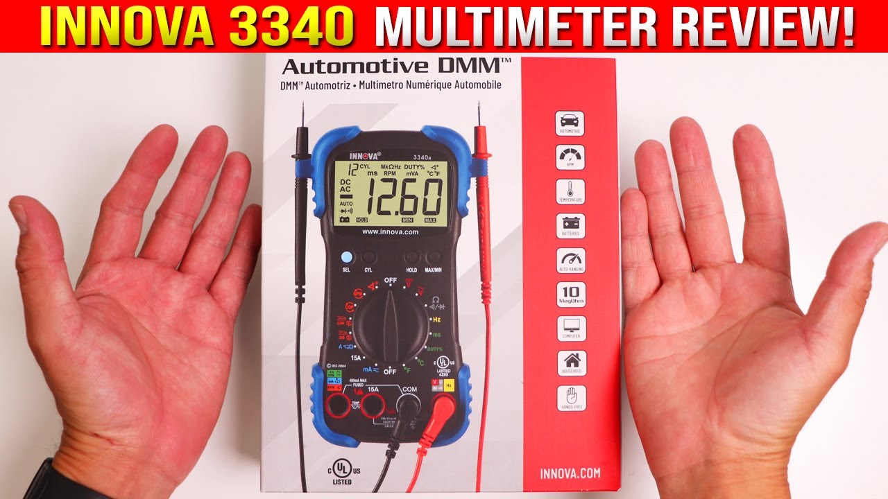 Multimeter for MECHANICS! Innova 3340 Review