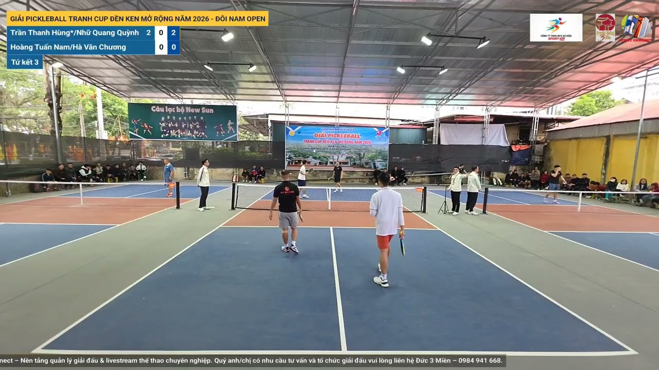 Giải Pickleball Tranh Cup Đền Ken Mở Rộng Năm 2026 - Đôi Nam Open: V5-B3