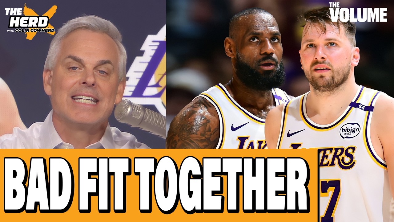 Why Luka Doncic & LeBron James are BAD FIT for Los Angeles Lakers | Colin Cowherd: THE HERD NBA