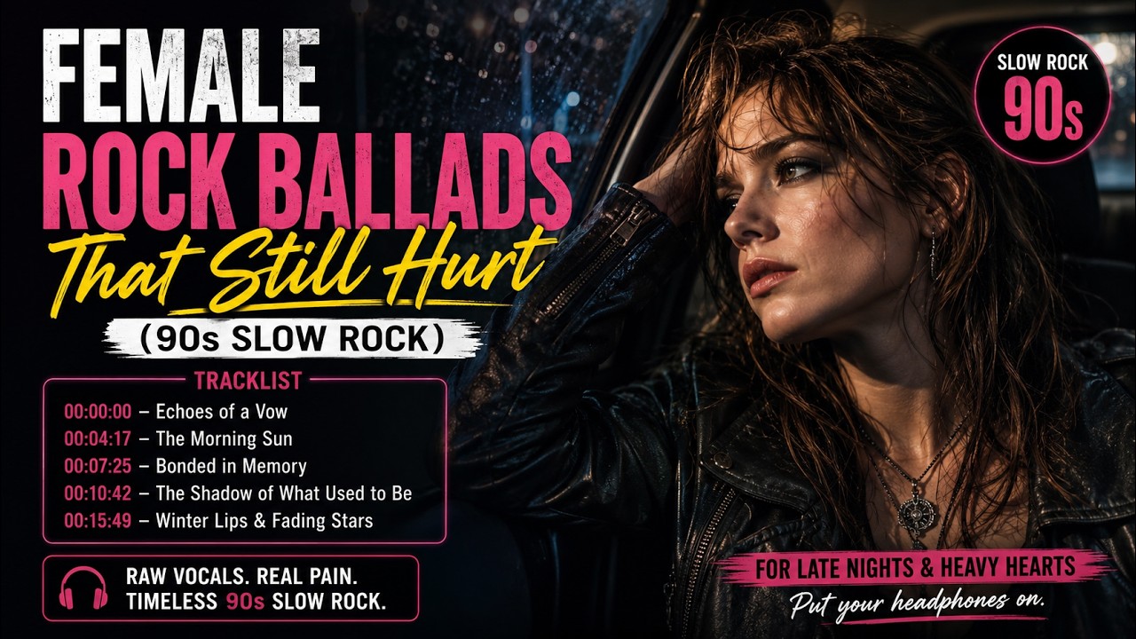 Powerful Slow Rock Ballads 2026 | Best Female Rock Vocals : By dwk-Production #poprockballad