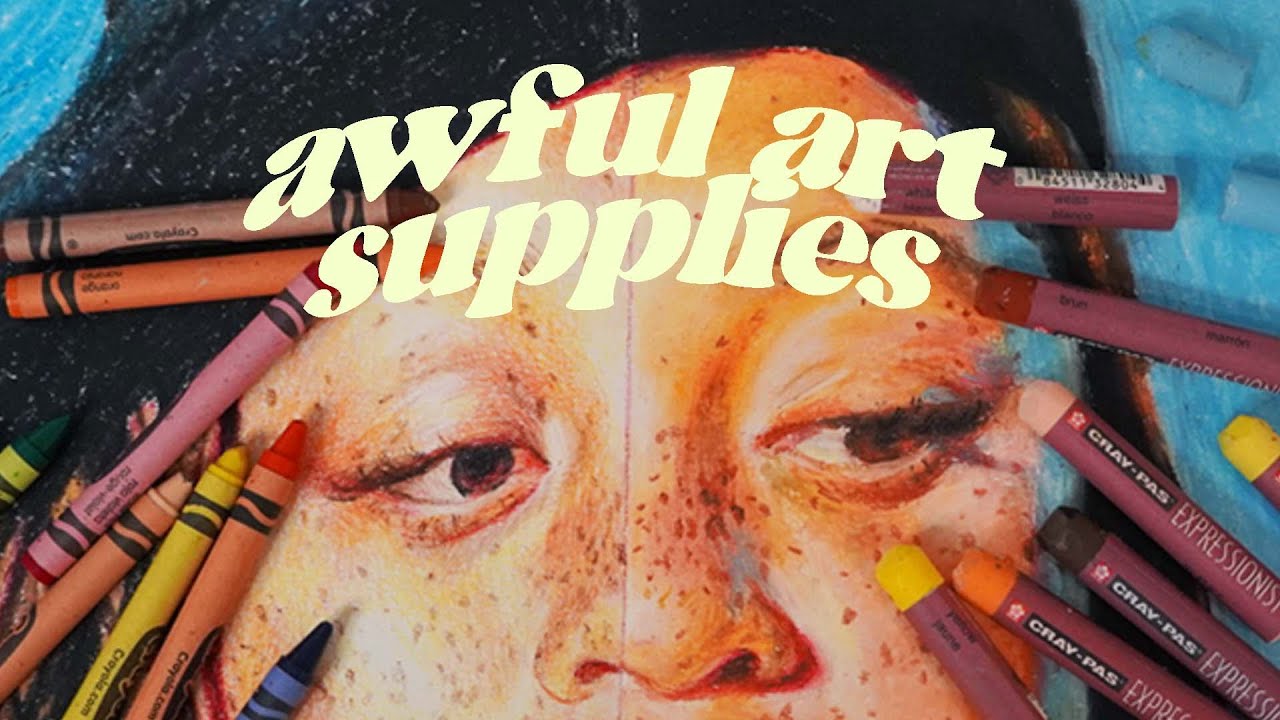 ★ using my most HATED art supplies ★