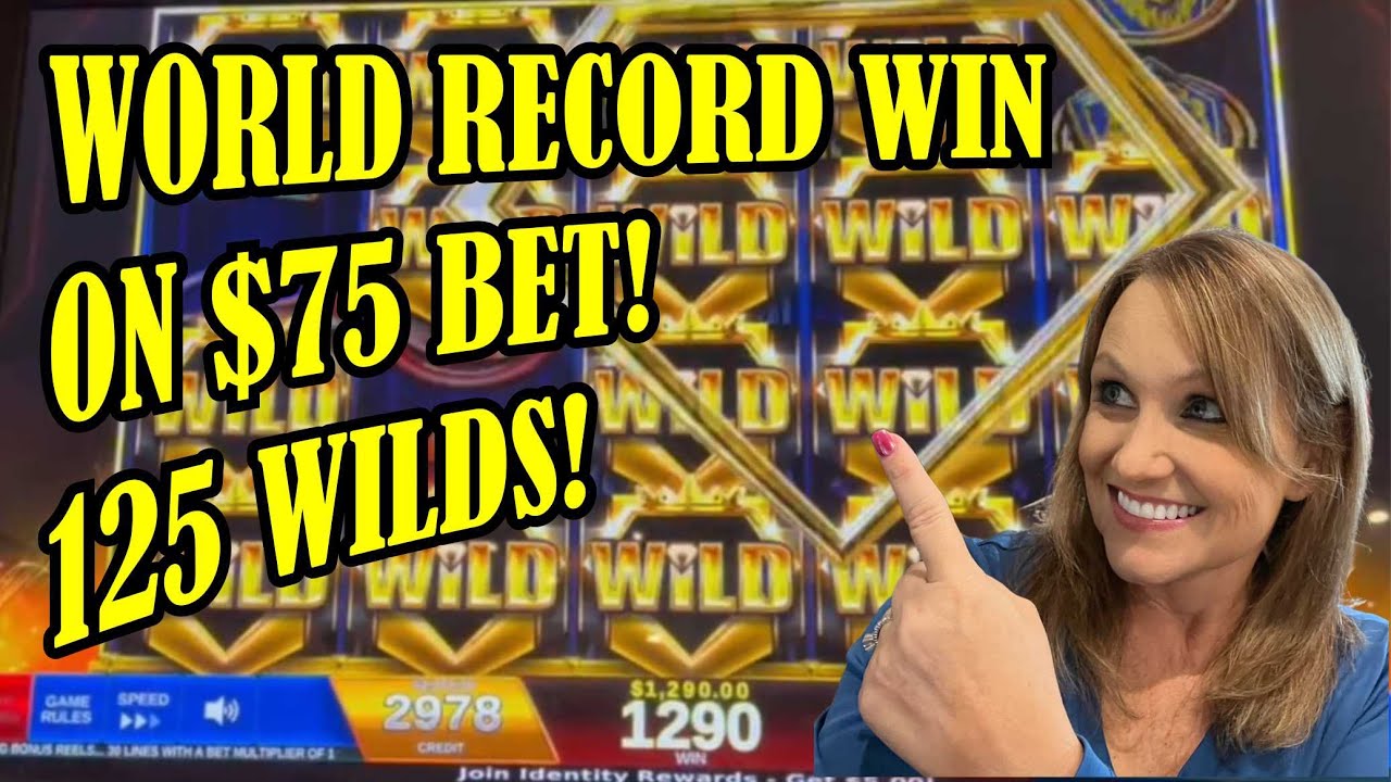 💪🏼World Record Win on Regal Riches on $75 Bet! 125 Maxed Out Wilds! Cosmo LV