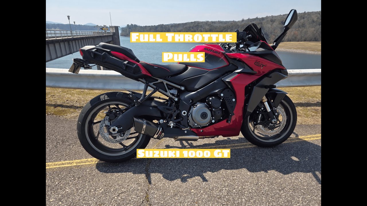Suzuki GSX-S 1000 GT - Full Throttle Pulls with Lextek Exhaust
