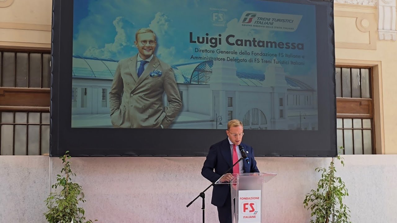 Ing. Luigi Cantamessa ( Direttore Generale Fondazione FS) illustra le novità sul museo di Trieste