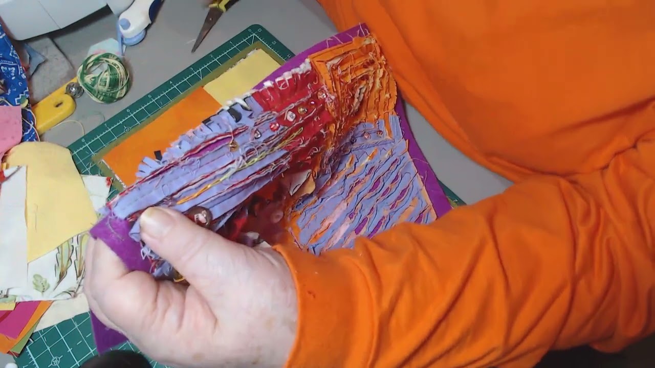 Slow stitching turns Textile art