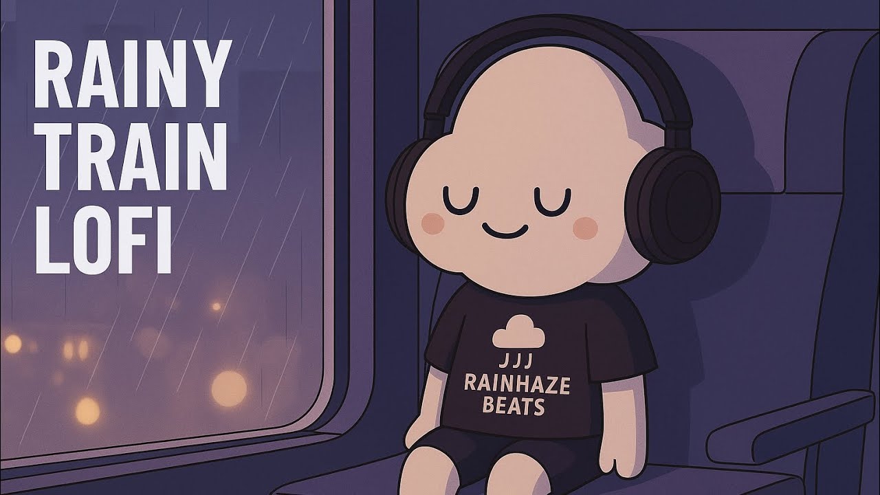 Rainy Train Ride 🚆🌧 | 25 Minutes of Relaxing Lofi Beats 