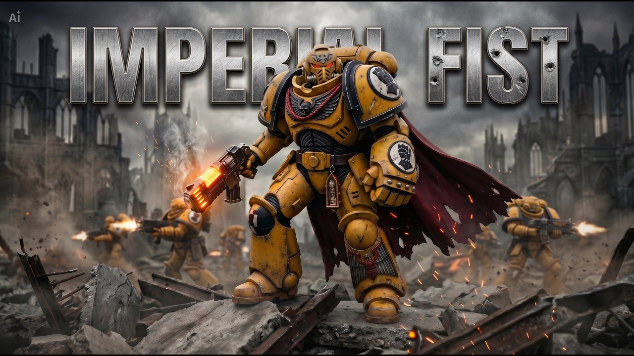 WARHAMMER 40K Imperial Fists Vs Orks MASSIVE BATTLE Gameplay!