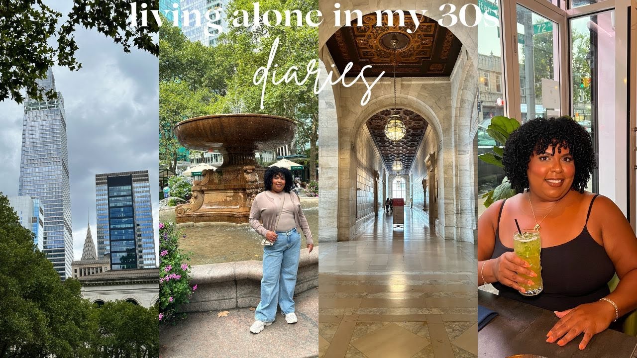 Living Alone in my 30s Diaries: getting back into a routine, apt reset + lunch date in the city