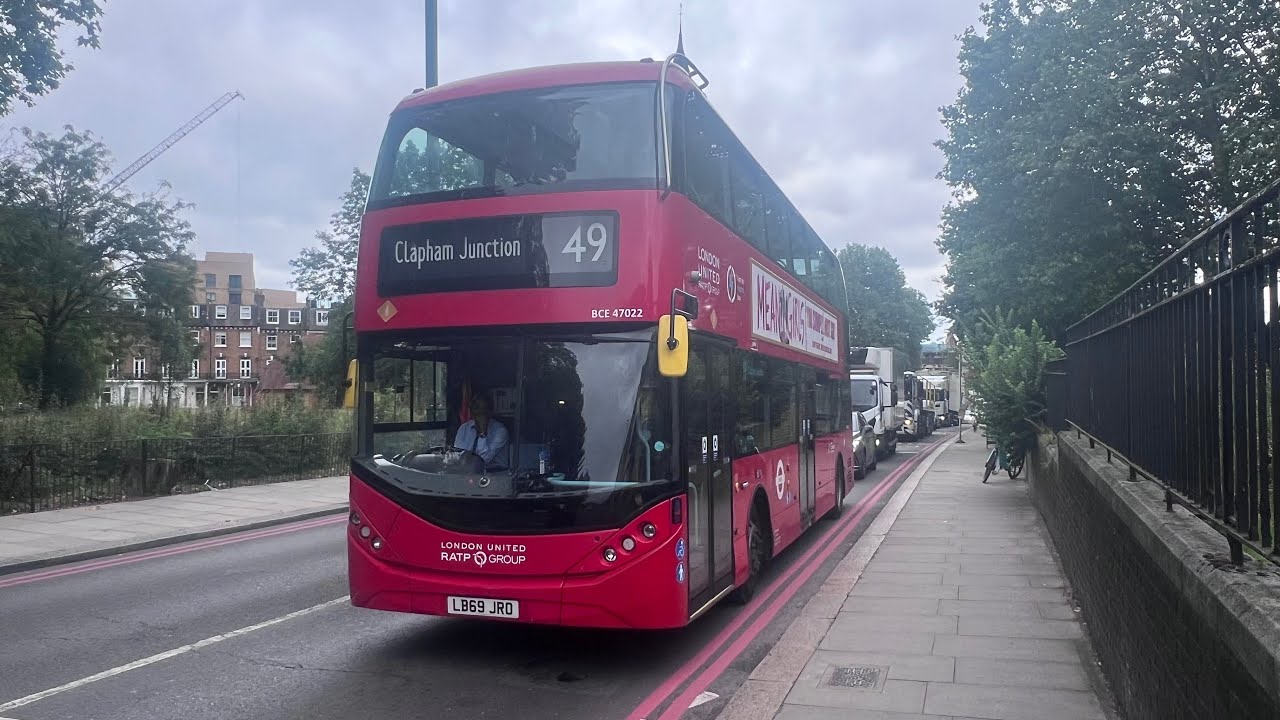 Full Route Visual | Route 49 | White City to Clapham Junction | BCE47015 LB69 JPF