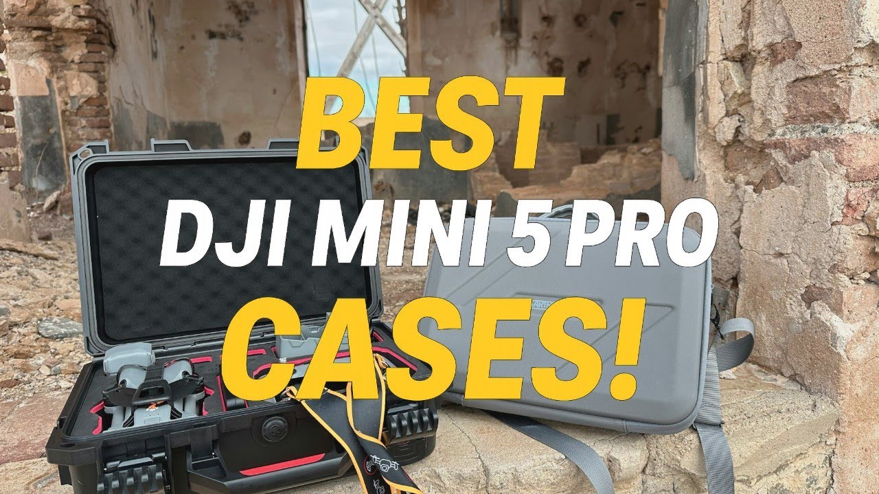 DJI Mini 5 Pro Cases | STARTRC Portable Case & IP67 Waterproof Hard Case Review #shaunthedrone
