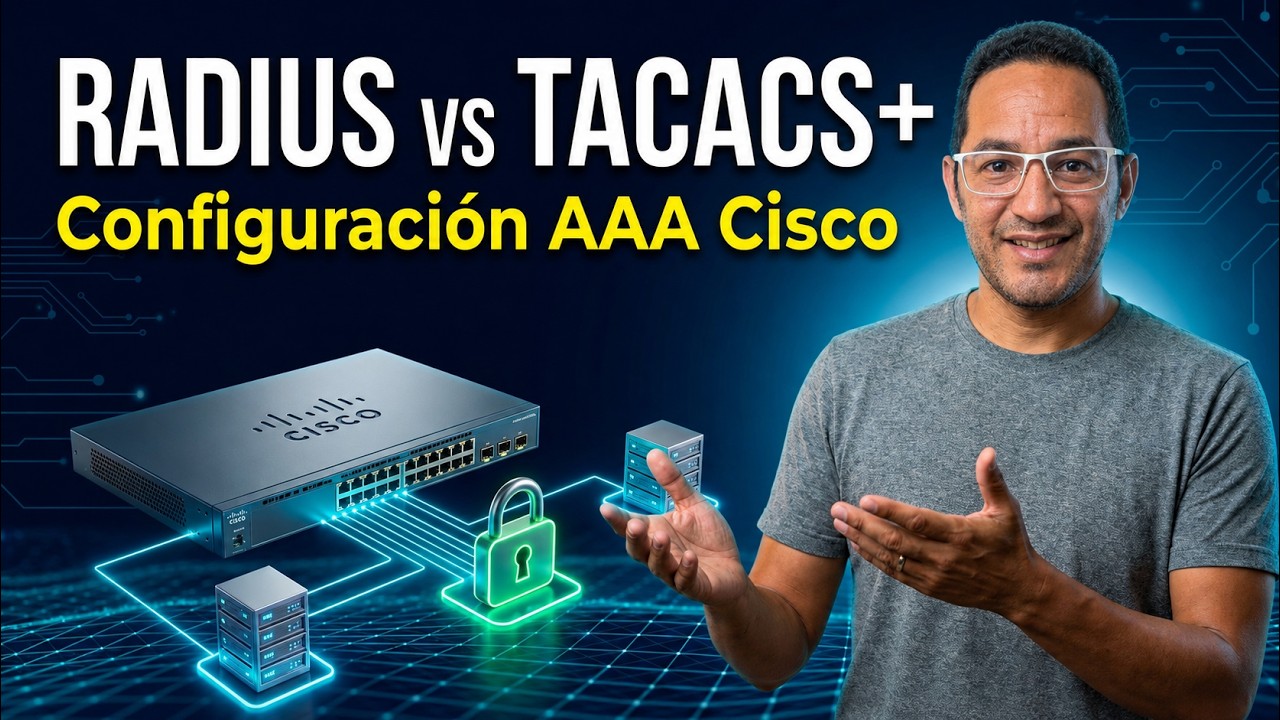 Cómo configurar AAA en Routers Cisco: Autenticación con RADIUS y TACACS+ con Packet Tracer