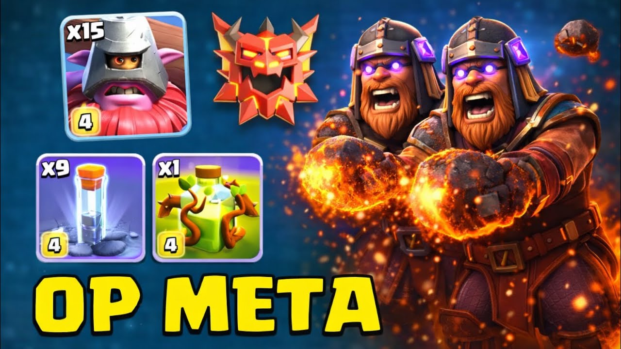 THIS TH17 ARMY DESTROYS MAX TH18 💀 | CWL WAR ATTACK