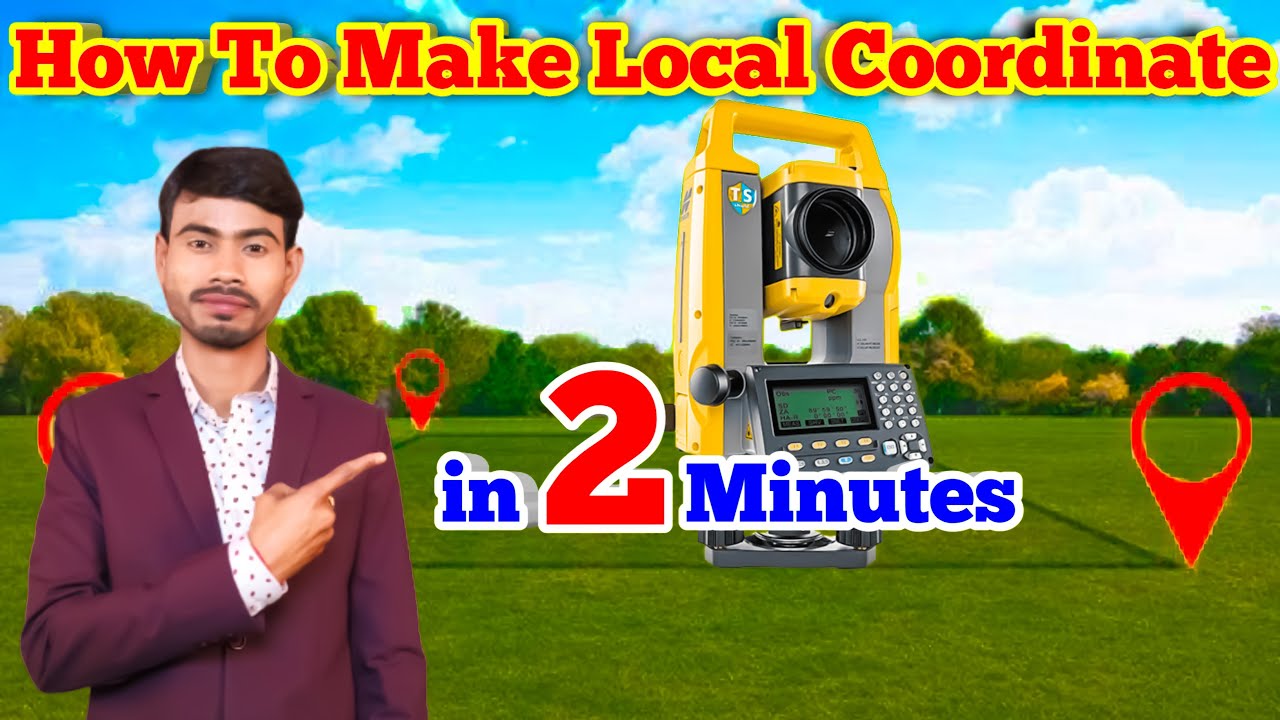 How To Make Local Coordinate in 2 Minutes With Sokkia || Local Coordinate kaise Banate Hai