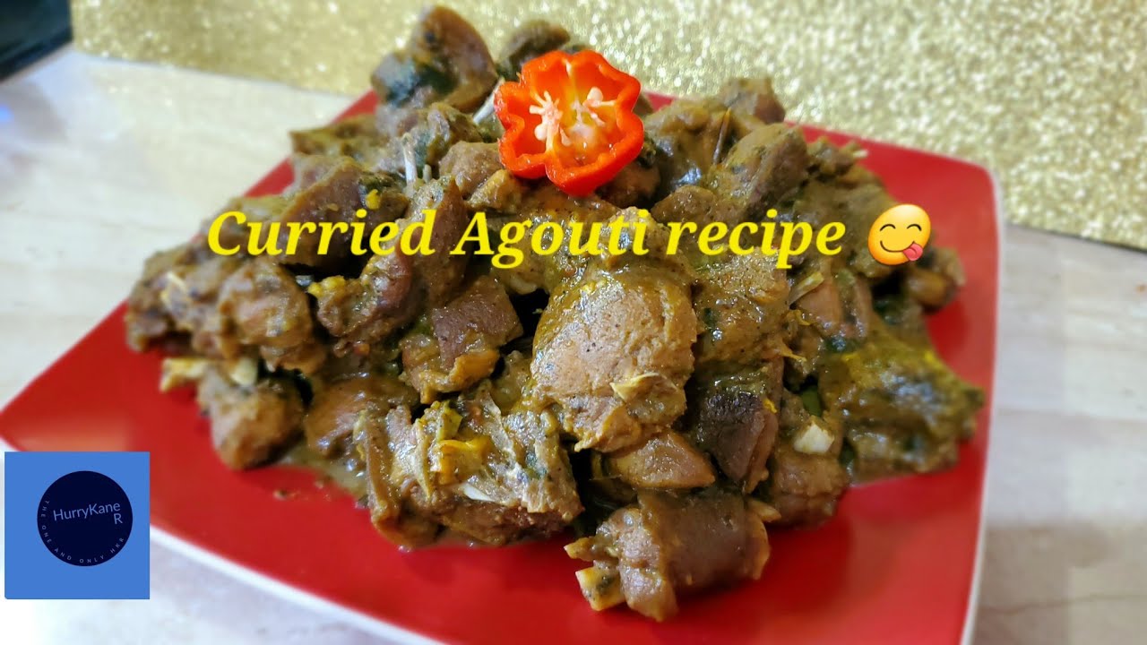 Curried Agouti (wild meat)2024  recipe Trini HKR recipe 🇹🇹