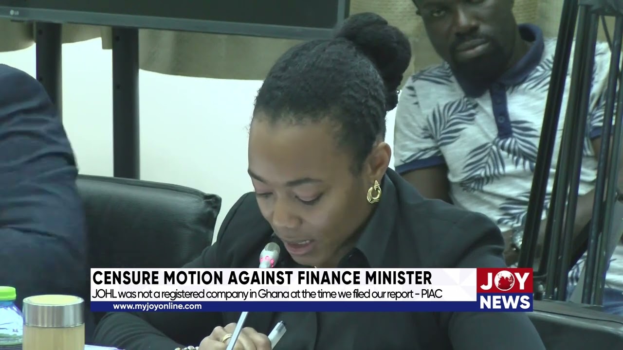 JOHL was not a registered company in Ghana at the time we filed our report.- PIAC