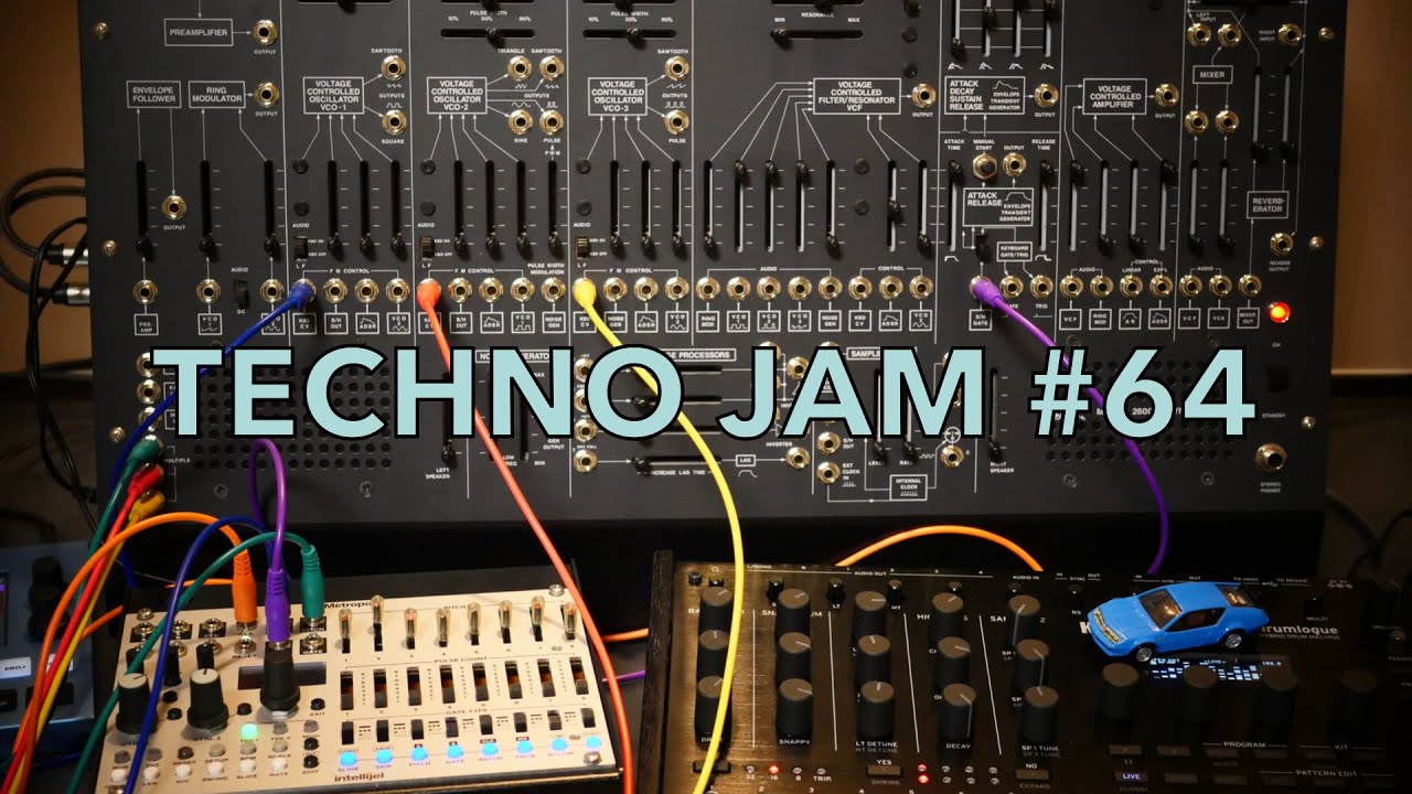 Techno Jam #64: Korg ARP 2600M, drumlogue, Intellijel Metropolix