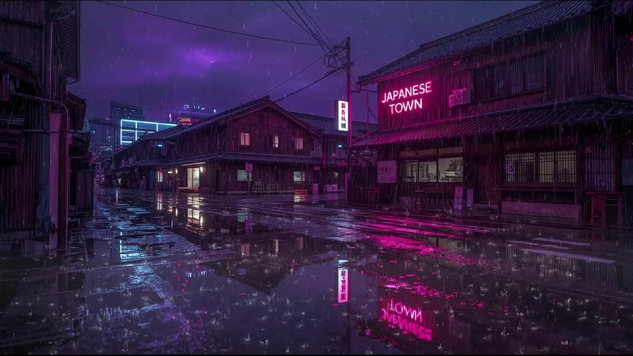 Night Rain Ambience 🌙 Lofi Beats for Focus, Relax & Quiet Moments #60