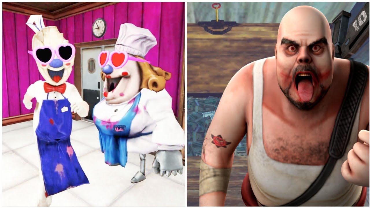 Ice Scream 6 Love Mod Vs Mr Meat 2 Treasure Hunt Mod