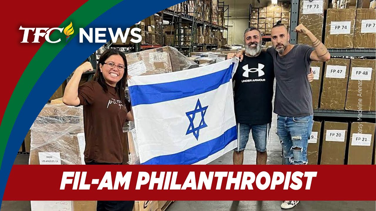 FilAm philanthropist helps civilians affected by Israel-Hamas war | TFC News California, USA