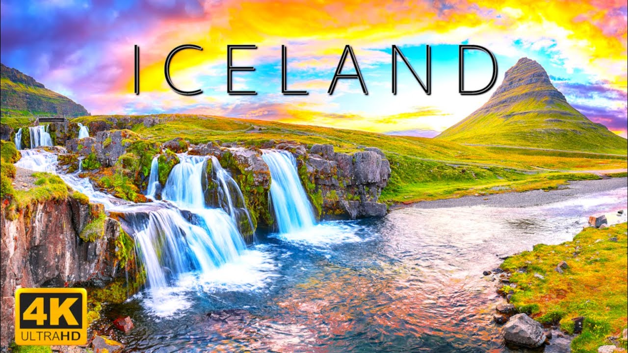 Beautiful Iceland 4K &bull; Peaceful Relaxation Film with Calming Music