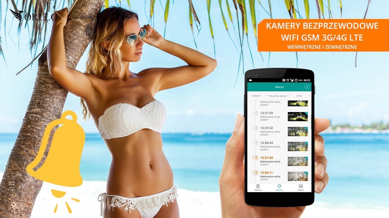 ORLLO CamSim HIT Kamera bezprzewodowa HD zewnętrzna Gsm Lte Wifi Monitoring domu sklepu ogrodu