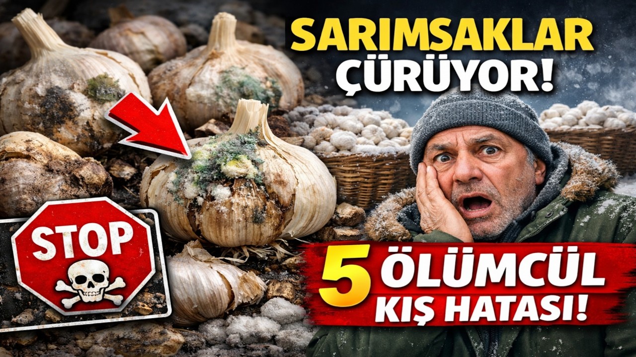 SARIMSAKLARINIZ NEDEN ÇÜRÜYOR? Kışın Yapılan 5 ÖLÜMCÜL Saklama Hatası!