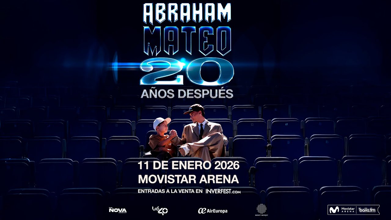 Concierto Abraham Mateo 20 años después
